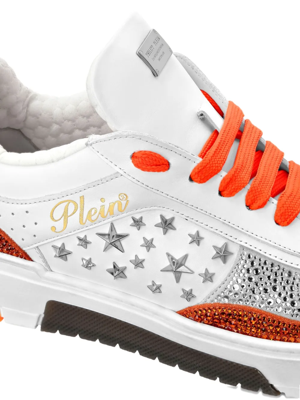Philipp Plein star-embellished sneakers White