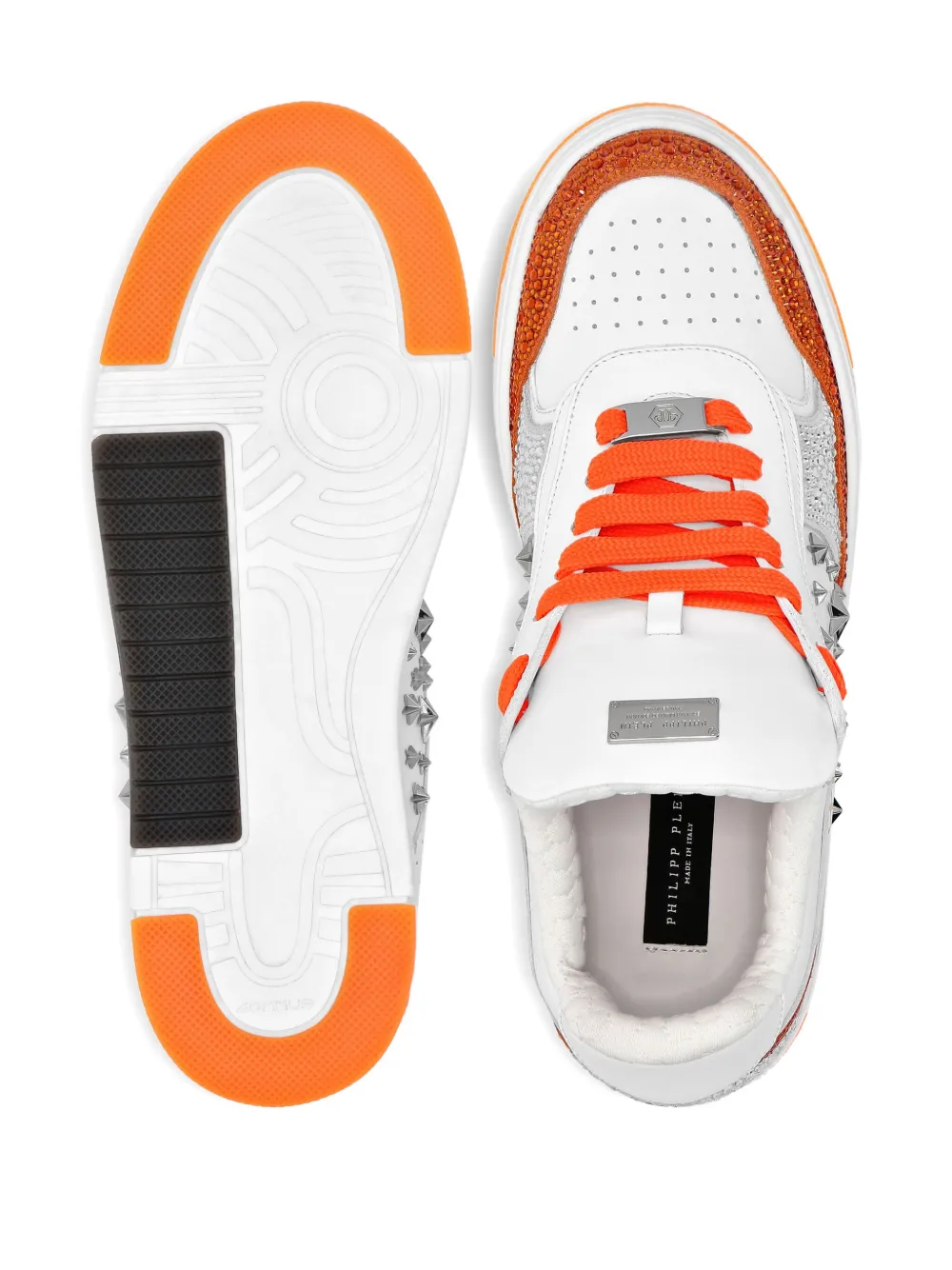 Philipp Plein star-embellished sneakers White