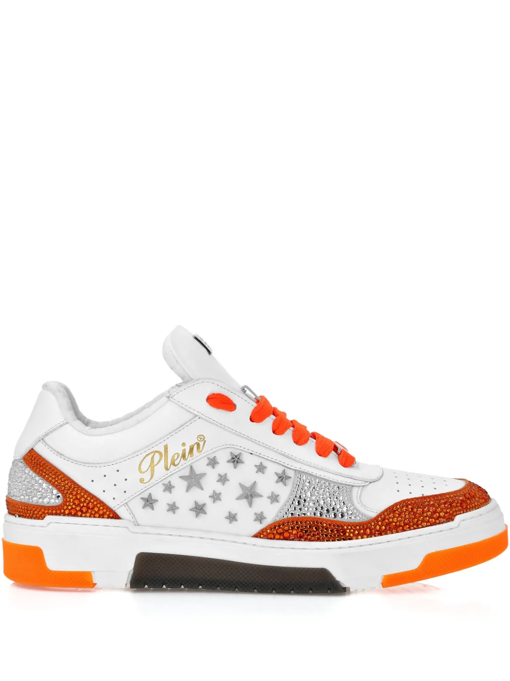 Philipp Plein star-embellished sneakers White