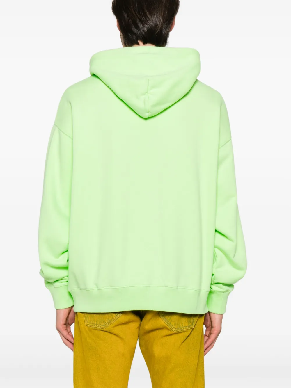Off-White Hoodie met logoprint Groen