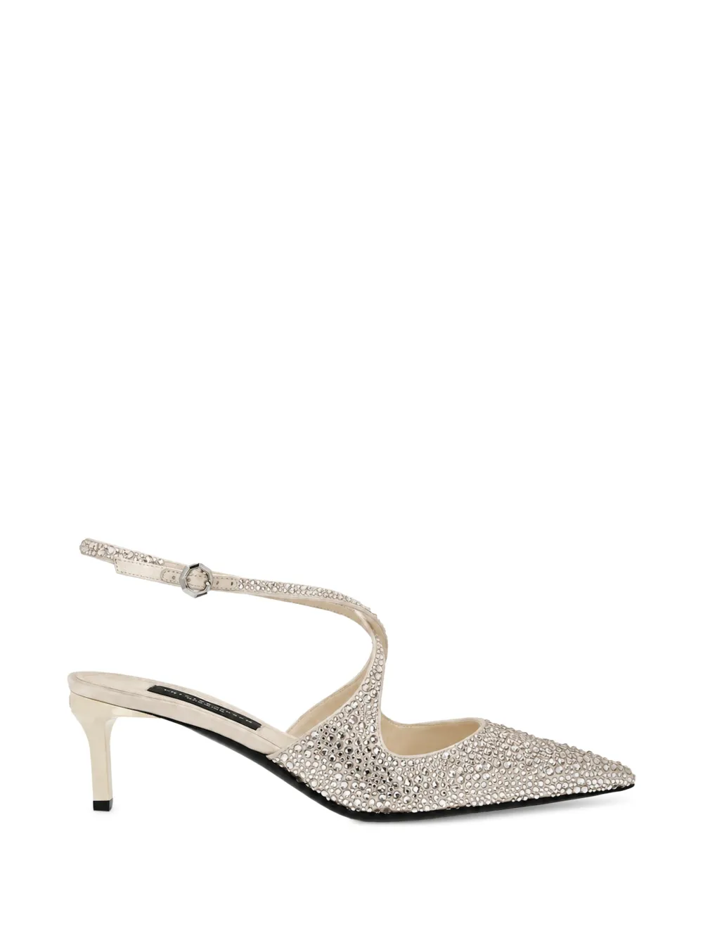Philipp Plein slingback shoes strass - Toni neutri