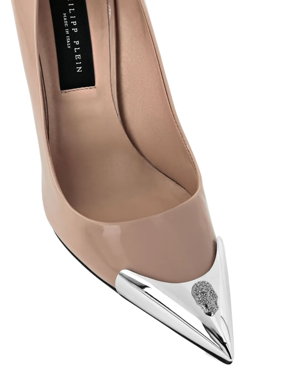 Philipp Plein 120mm Patent Pointed-toe Pumps
