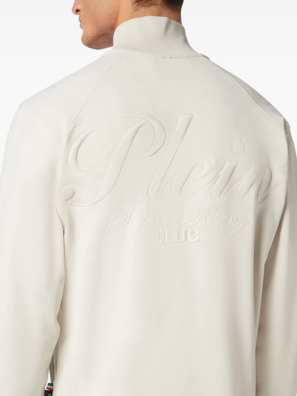 Philipp Plein Sweater met logopatch Beige