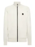 Philipp Plein logo-patch sweatshirt - Neutrals