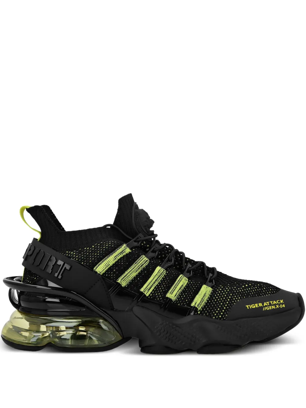 Plein Sport Tiger Attack Gen X 04 sneakers Black