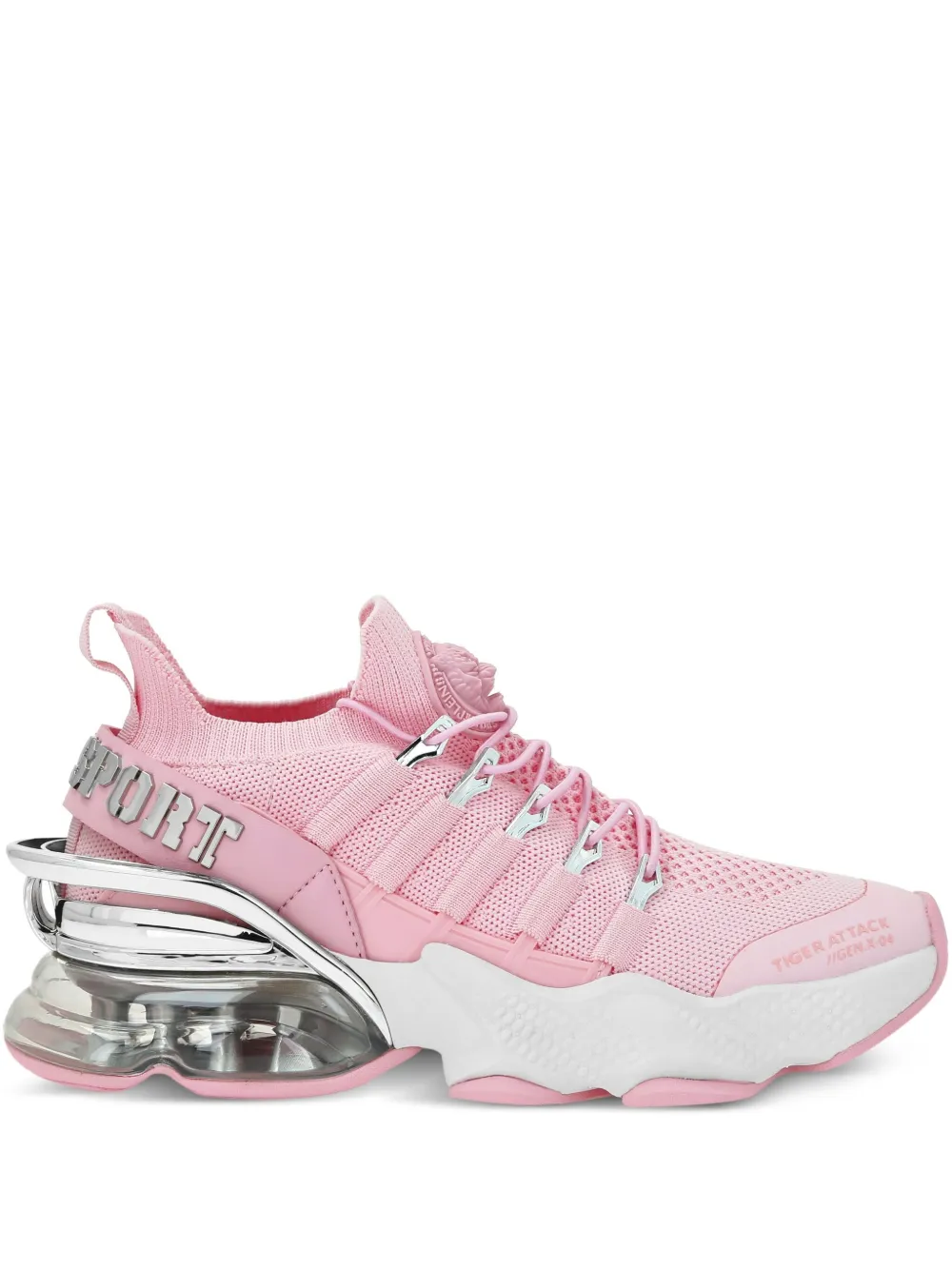 Plein Sport Tiger Attack Gen X 04 sneakers Pink