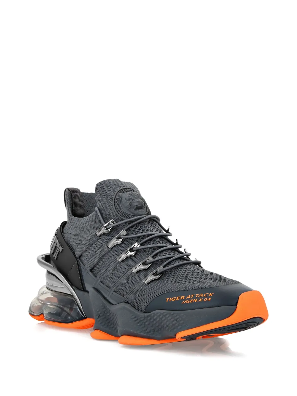 Plein Sport Tiger Attack Gen.X.04 sneakers Grijs