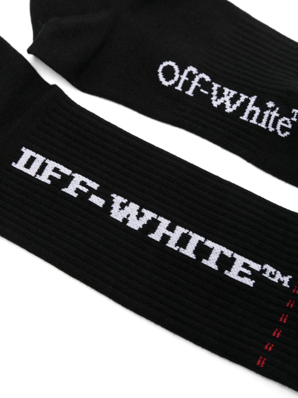 Off-White Industrial mid socks - Zwart