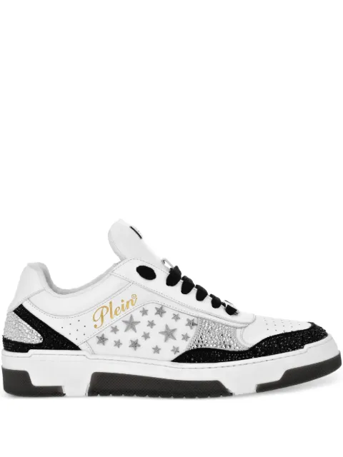 Philipp Plein studded leather sneakers