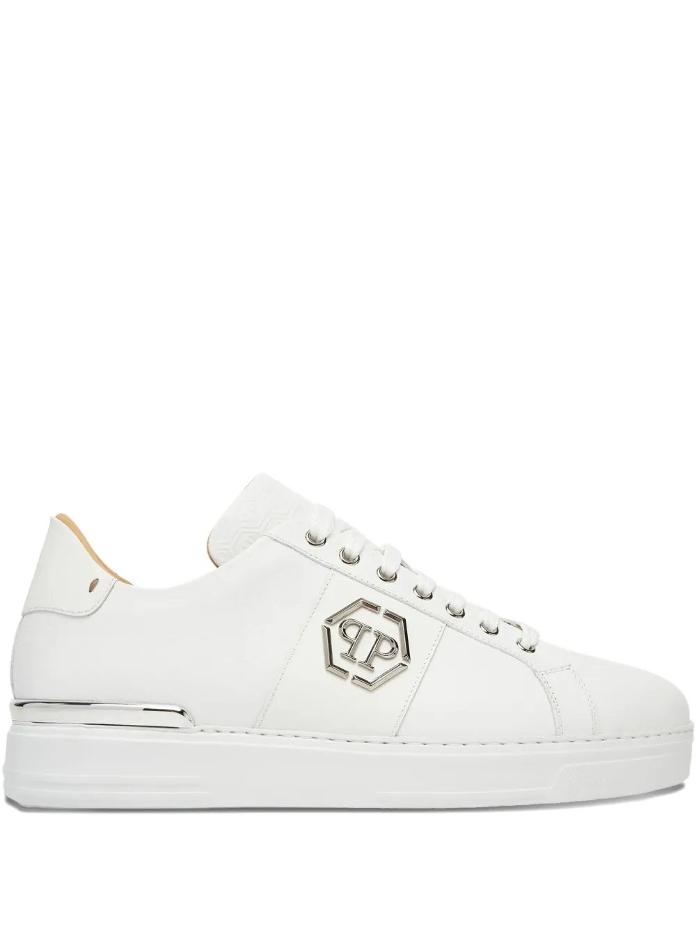 Philipp Plein monogram low-top sneakers | White | Image 1