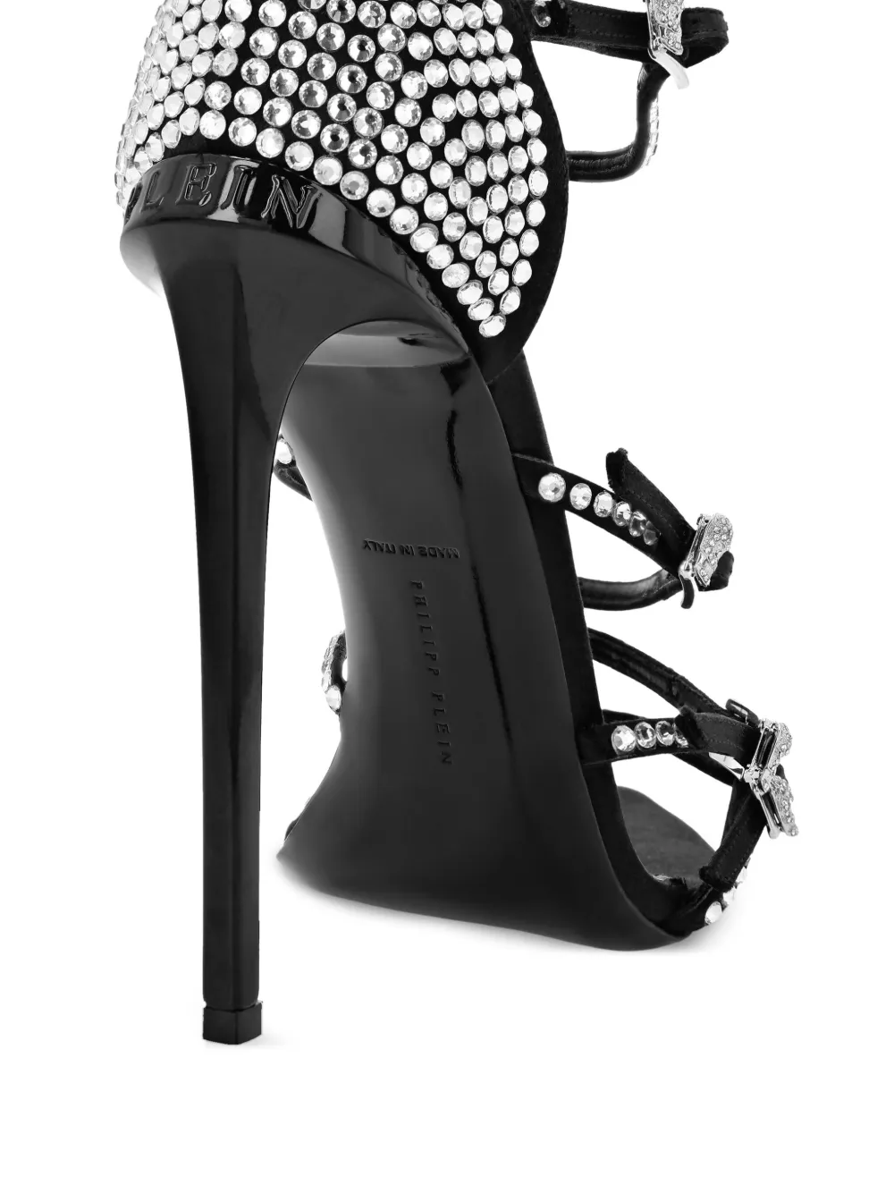 Philipp Plein 120mm Mignon sandals Black