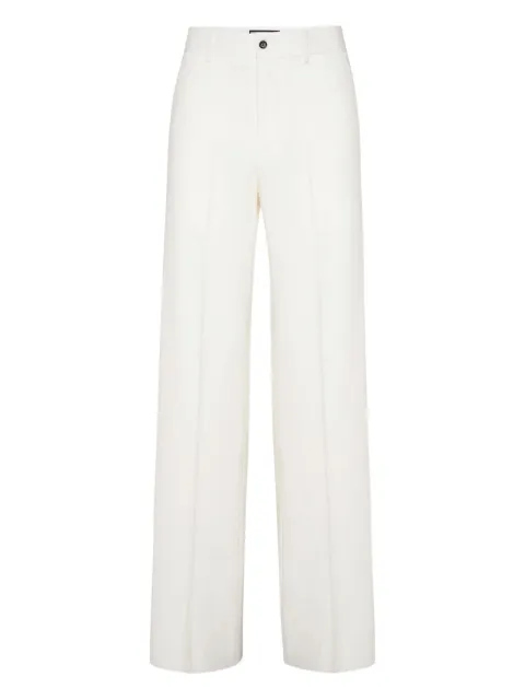 Philipp Plein wool wide-leg trousers