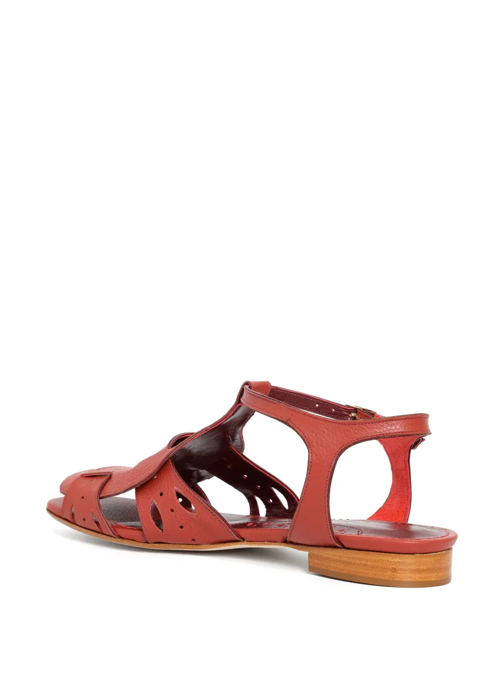 Sarah Chofakian Miller sandals Red