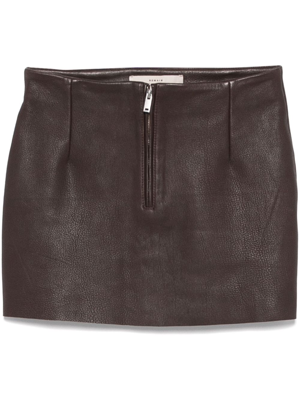 leather mini skirt