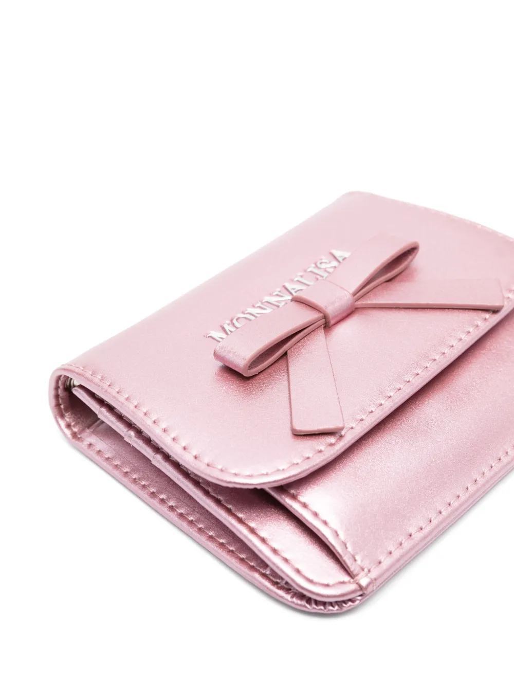 Monnalisa Schoudertas met strikdetail Roze