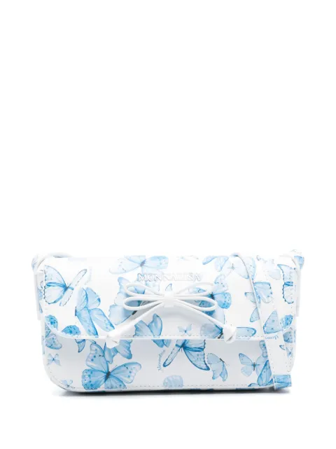 Monnalisa butterfly-print shoulder bag