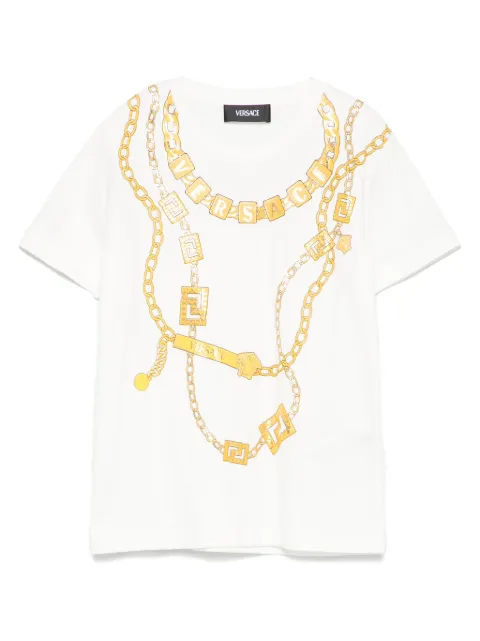 Versace Kids T-Shirt mit Logo-Print