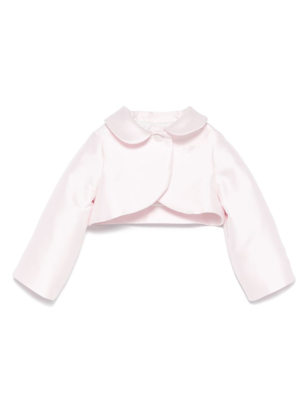 Monnalisa logo-embellished jacket - Pink