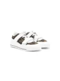 Fendi Kids FF-jacquard sneakers - White
