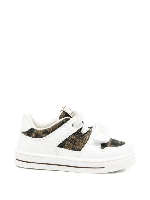 Fendi Kids logo-detail touch-strap sneakers