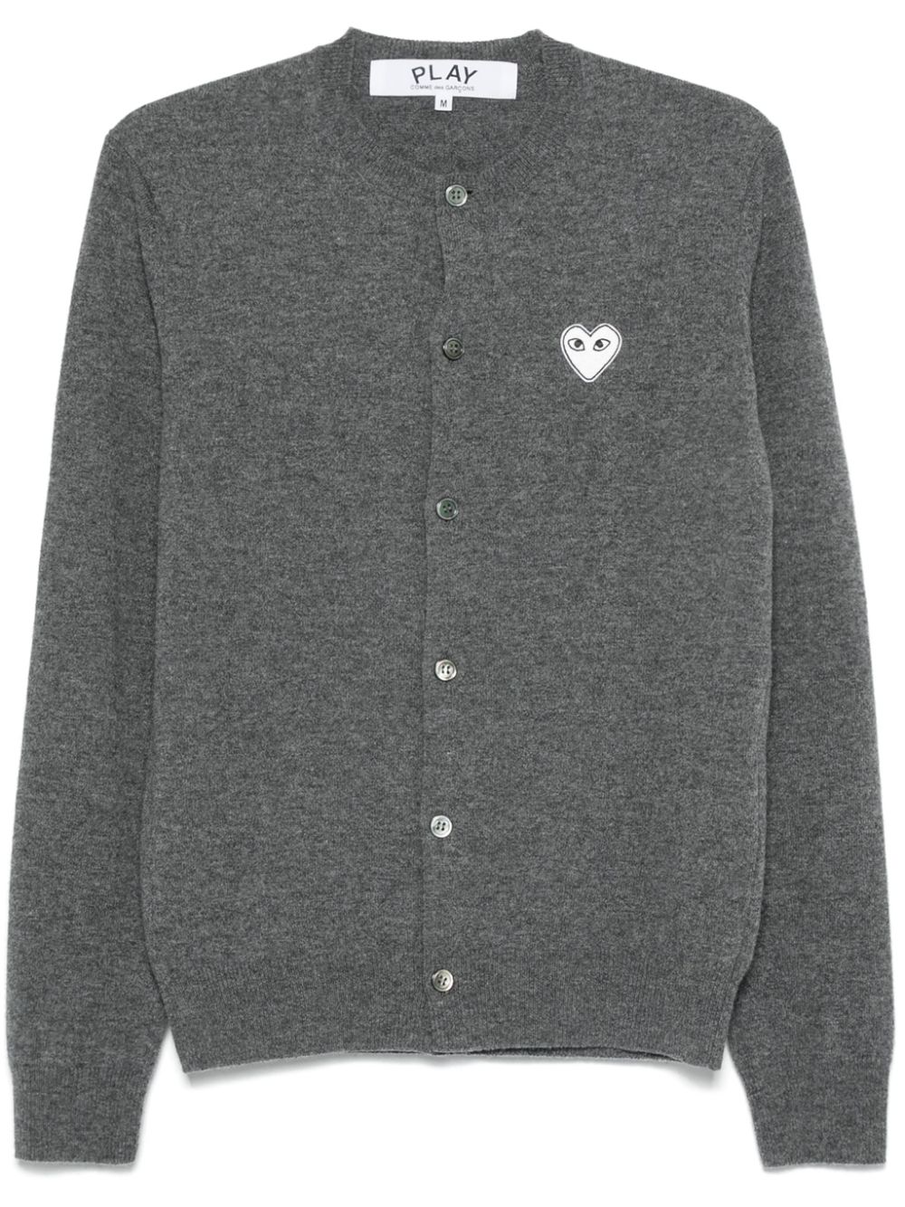 Comme Des Garçons Play logo-patch cardigan