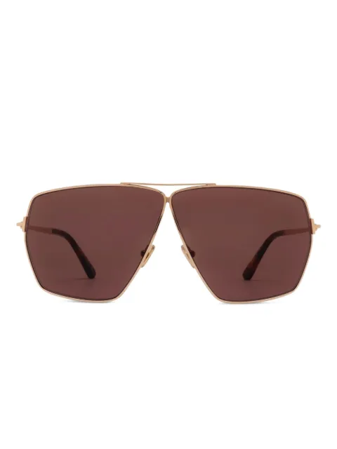 TOM FORD Eyewear солнцезащитные очки в геометричной оправе