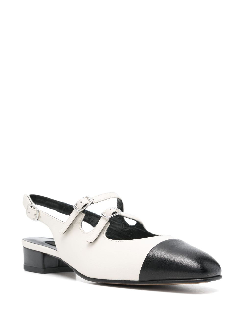 Carel Paris 20mm Abricot pumps - White