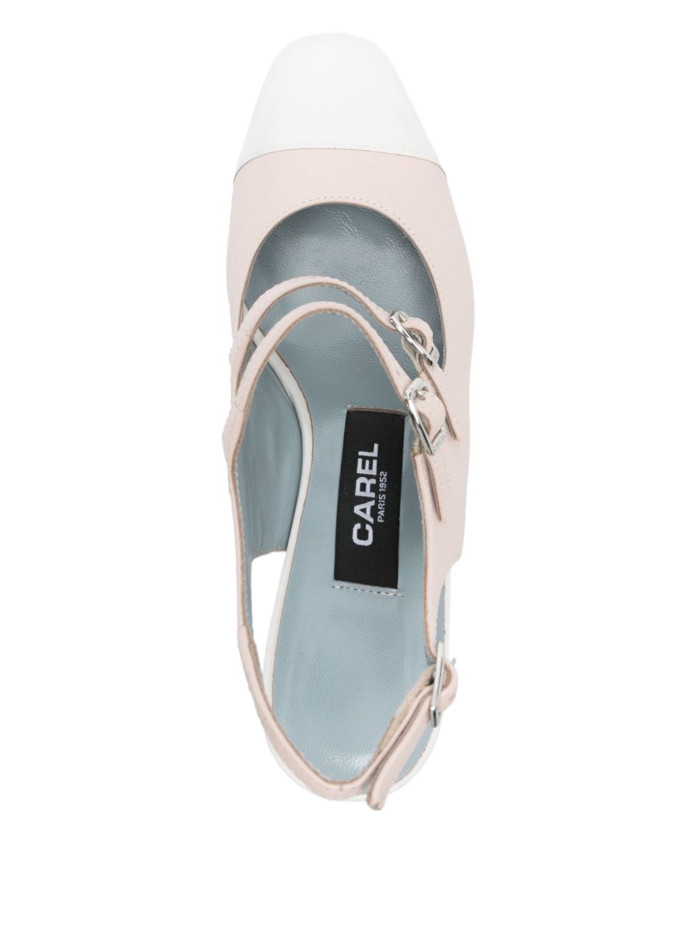 Carel Paris 65mm Papaya pumps Neutrals