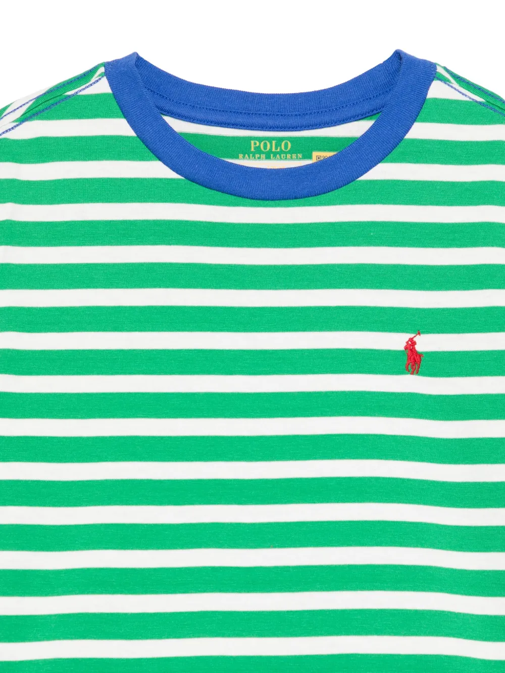 POLO RALPH LAUREN KIDS Gestreept T-shirt Groen