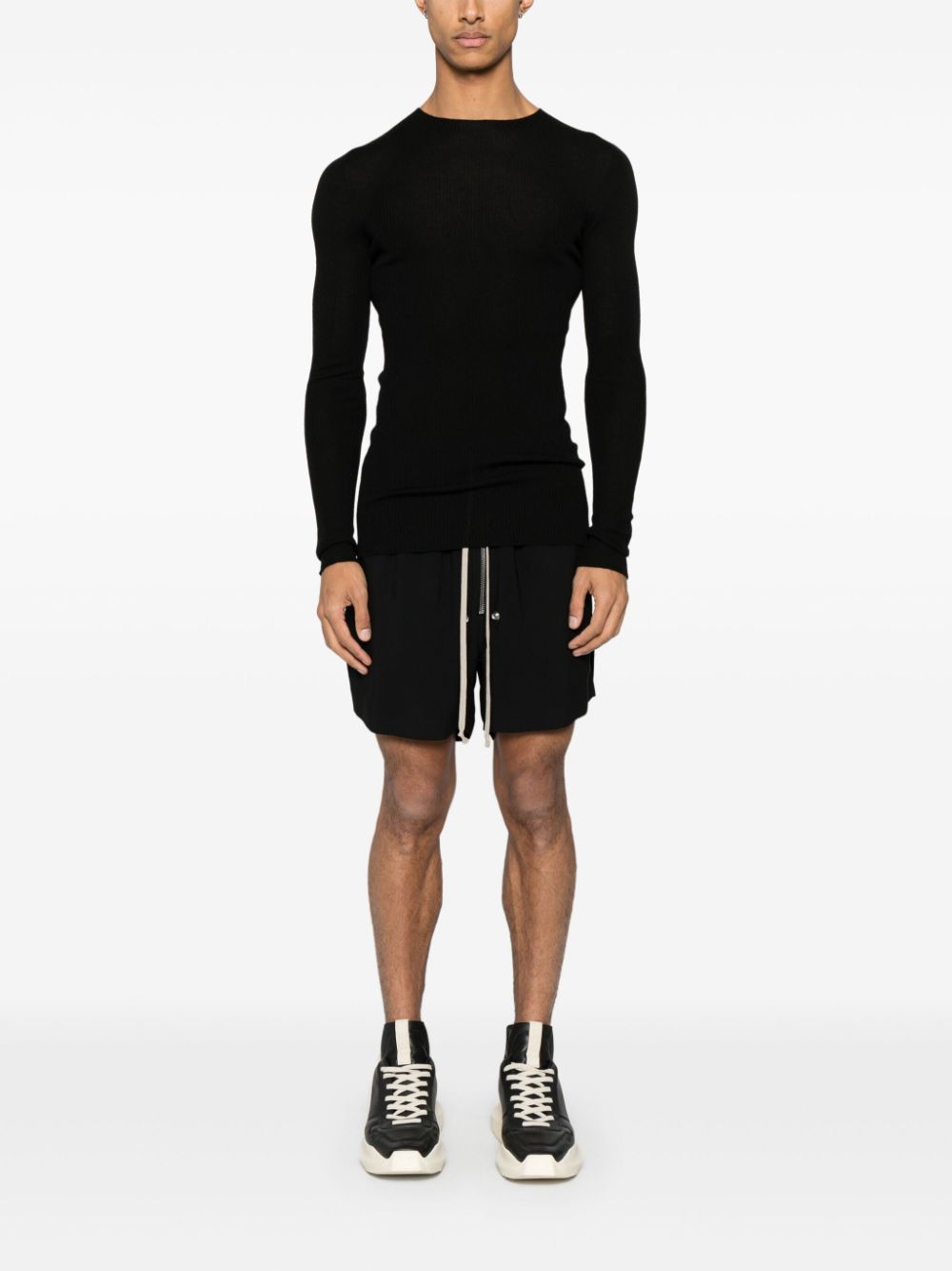 Rick Owens Bela Boxers shorts - Zwart