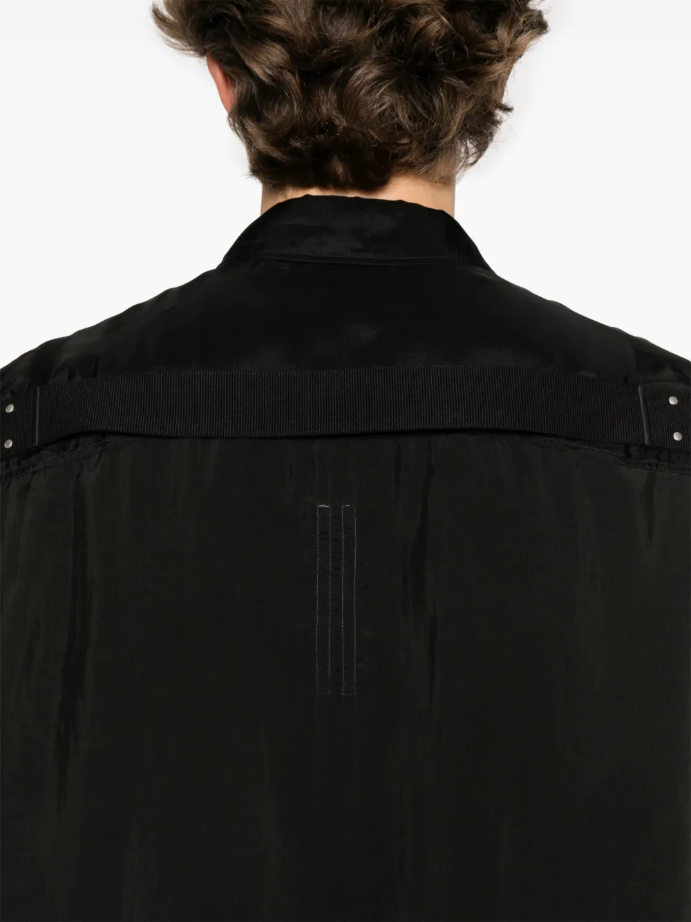 Rick Owens Jumbo Fogpocket overhemd Zwart