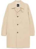 BOSS single-breasted coat - Brown