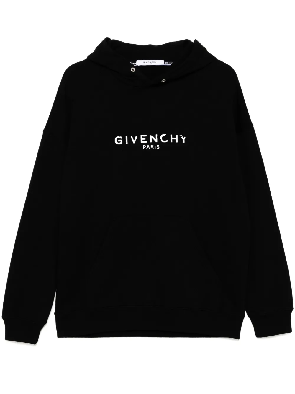 Givenchy Hoodie met logoprint Zwart