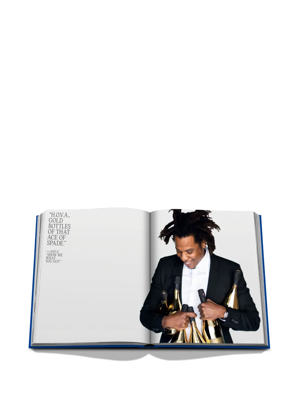 Assouline The Book Of Hov: A Tribute To Jay-z (classic) Hardcover Book In Blue