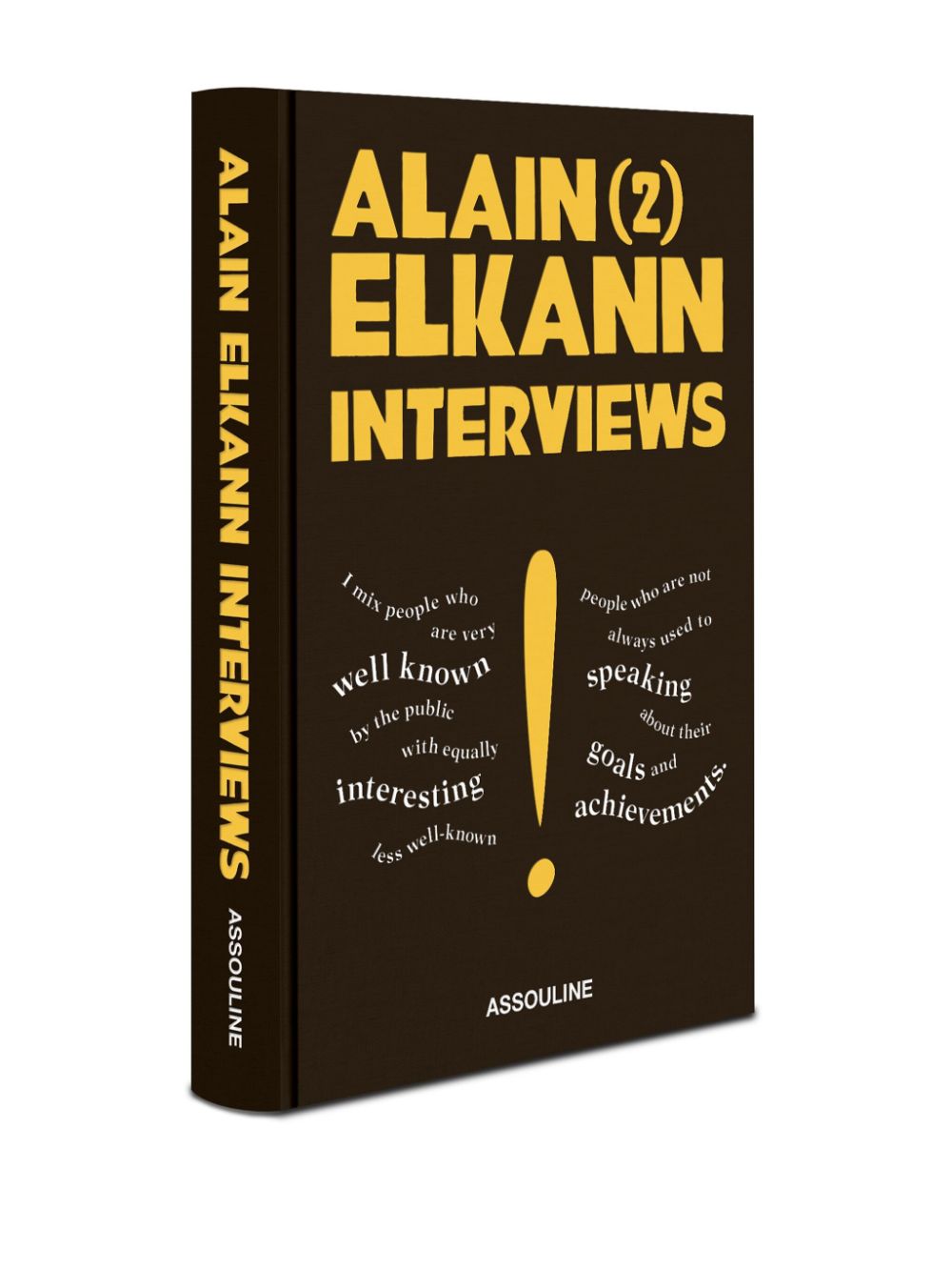 Assouline Alain Elkann Interviews, VOL. 2 hardcover book - Bruin