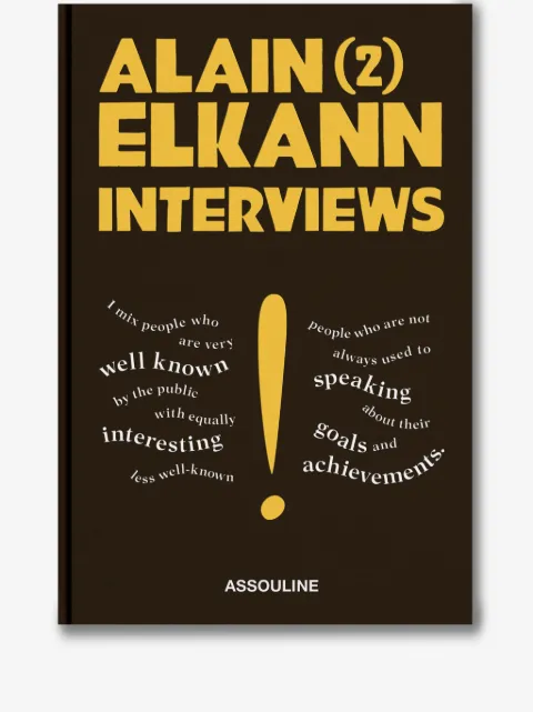 Assouline книга Alain Elkann Interviews, VOL. 2