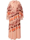 ERDEM silk maxi dress - Pink