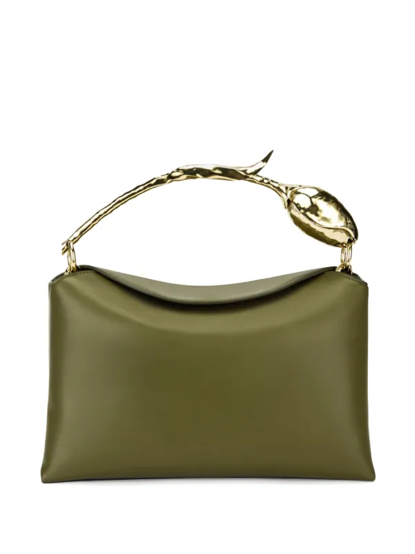 Erdem Midi Bloom Bag in Green