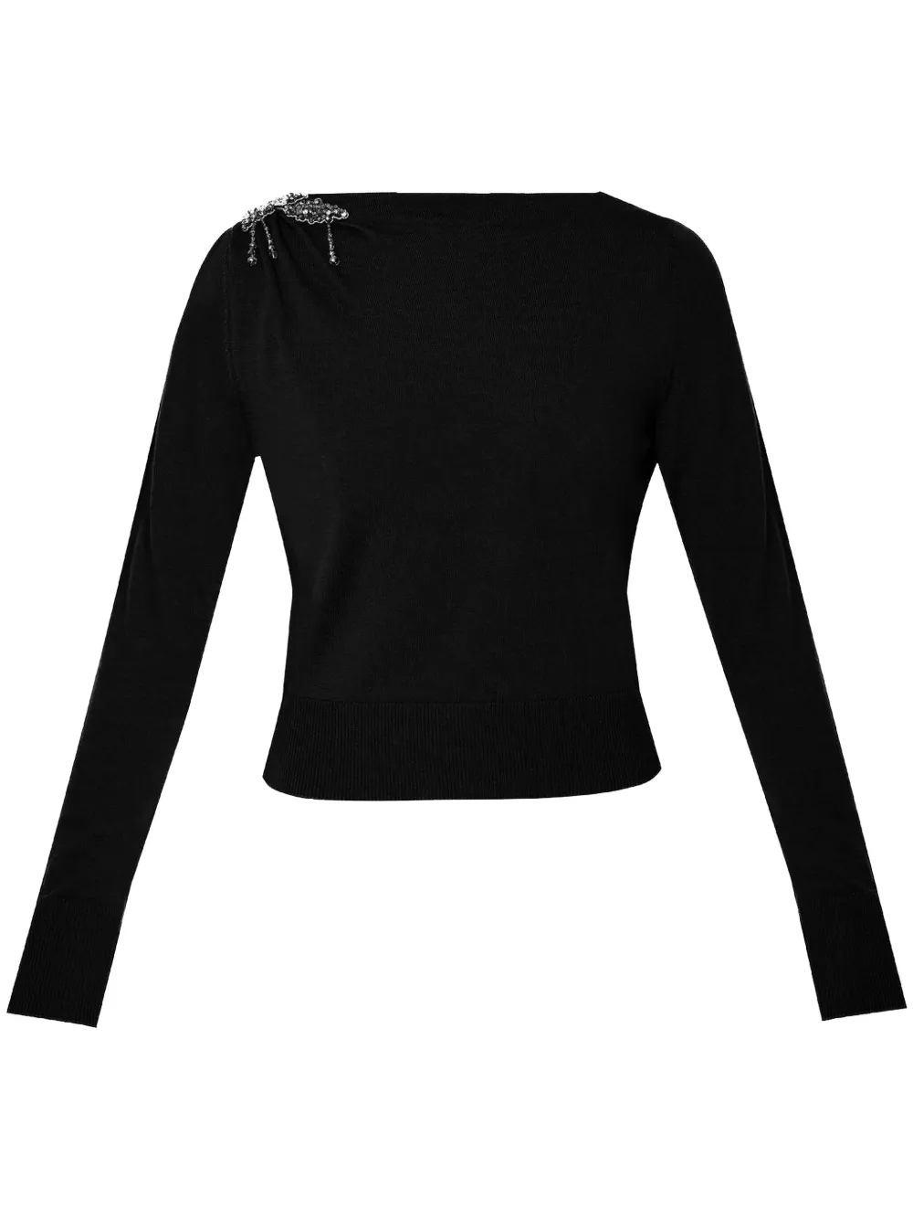 ERDEM Maglione crop - Nero