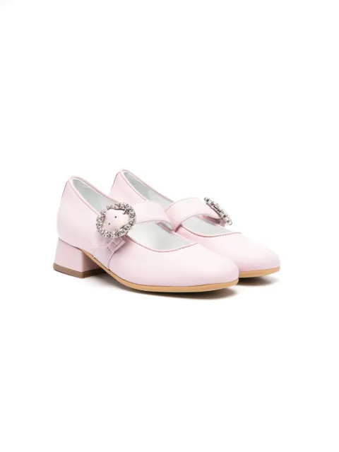 Monnalisa leather ballet flats