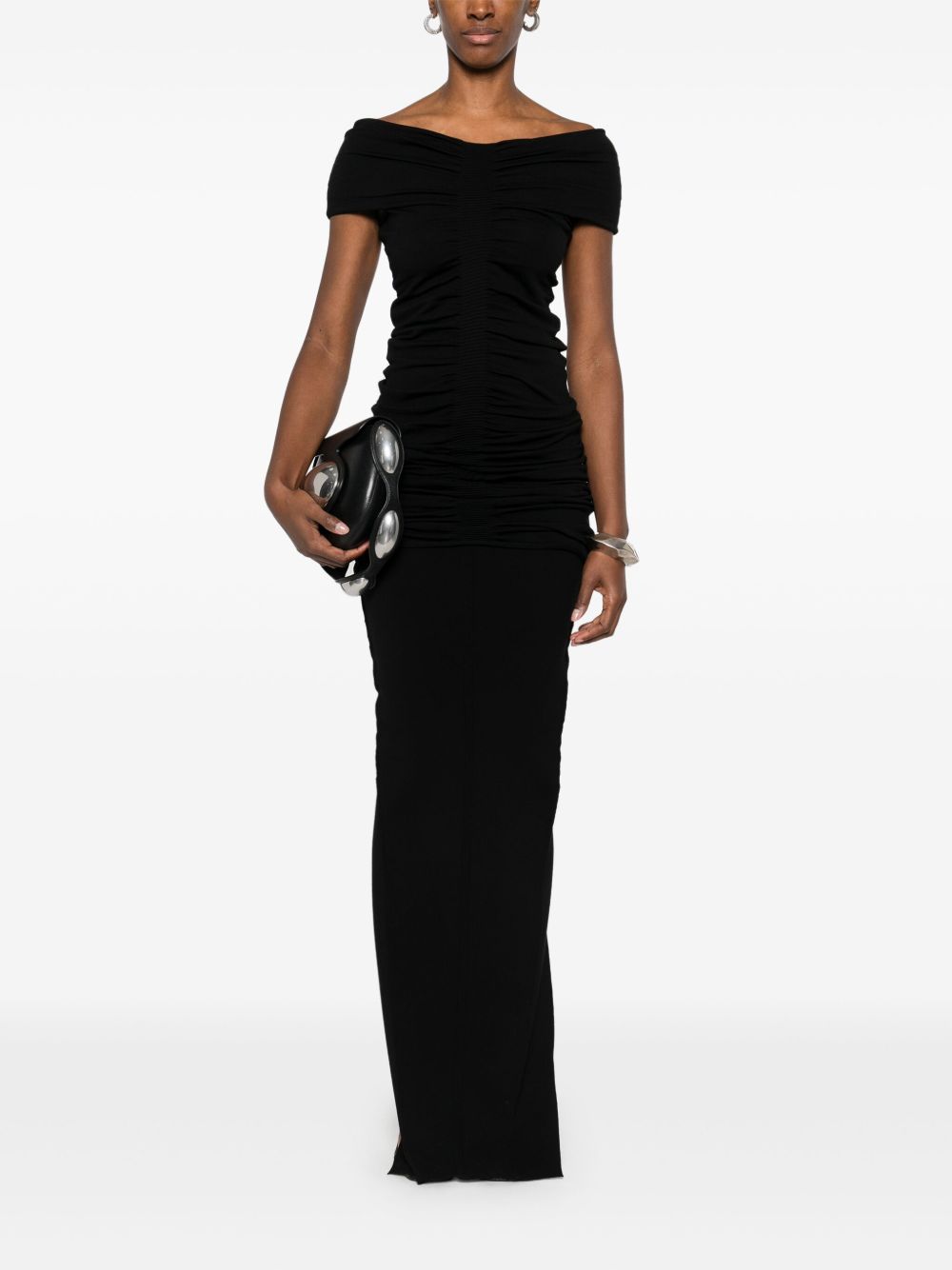 Rick Owens Hollywood Pillar maxi-rok - Zwart