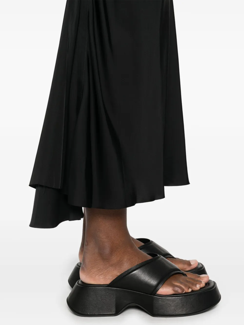 Rick Owens Bias maxi-rok Zwart