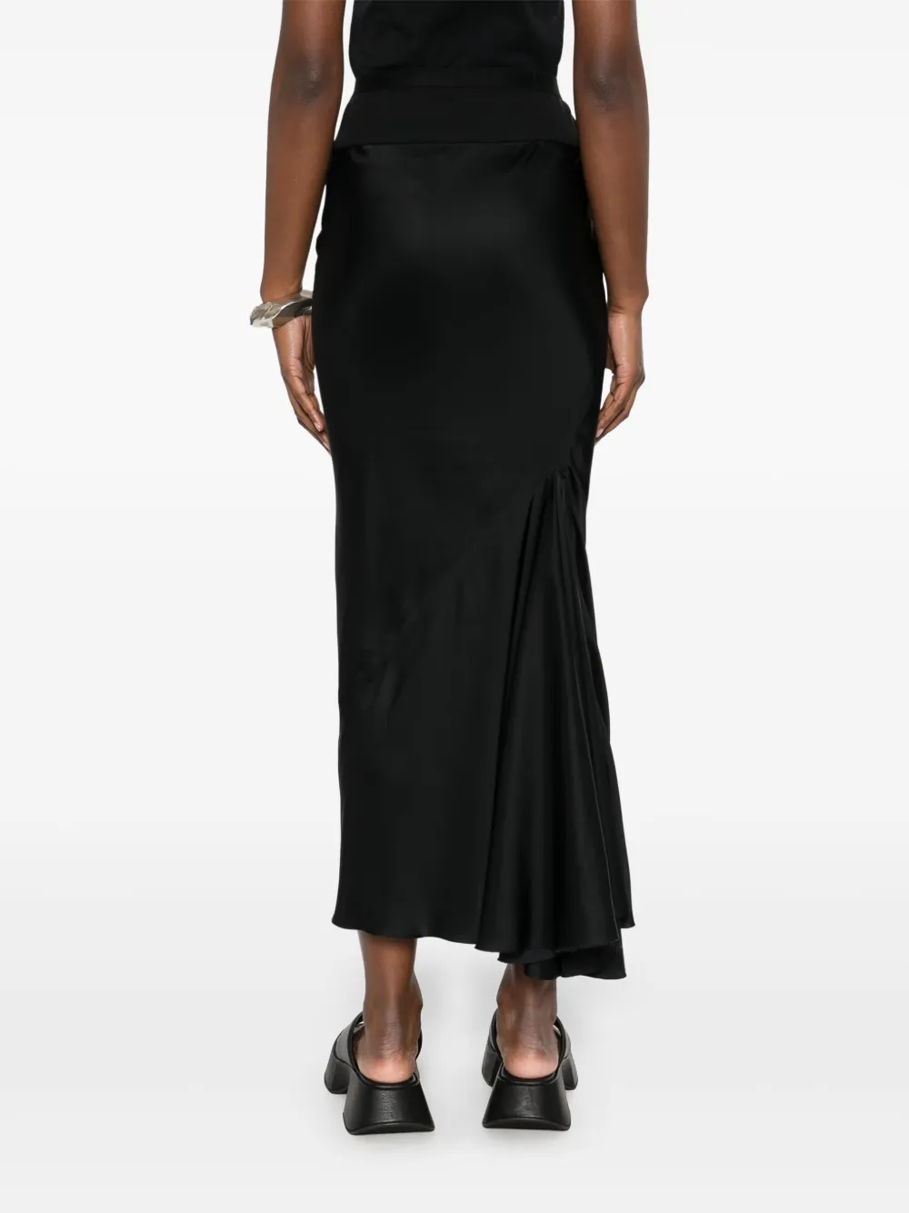 Rick Owens Bias maxi-rok Zwart