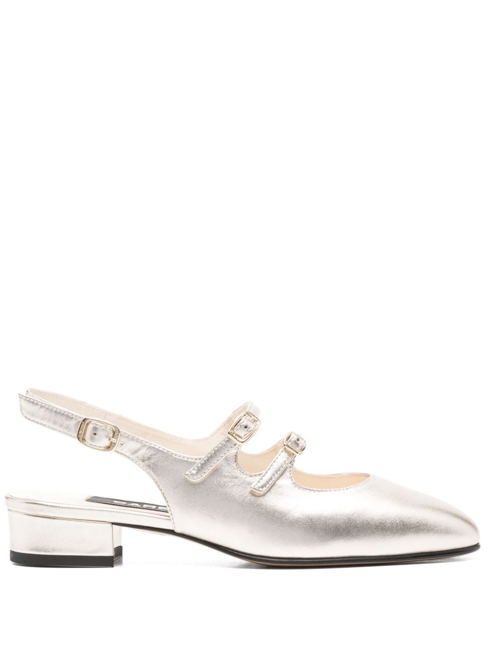 Carel Paris Peche Mary Janes ballerina's Goud