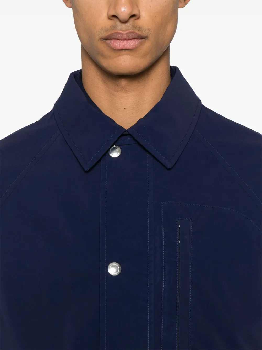 Brunello Cucinelli Katoenen shirtjack Blauw