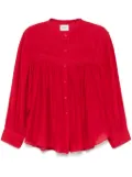 MARANT ÉTOILE Plalia blouse - Red