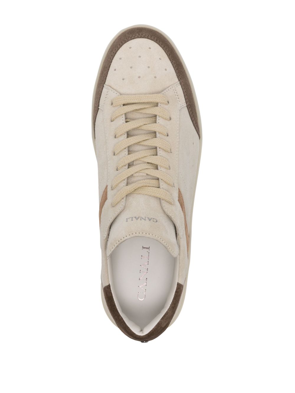 Canali suede sneakers Neutrals