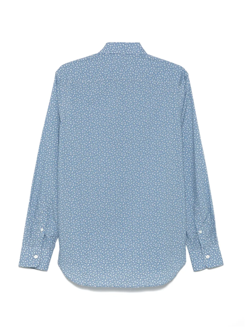Canali Overhemd met bloemenprint Blauw
