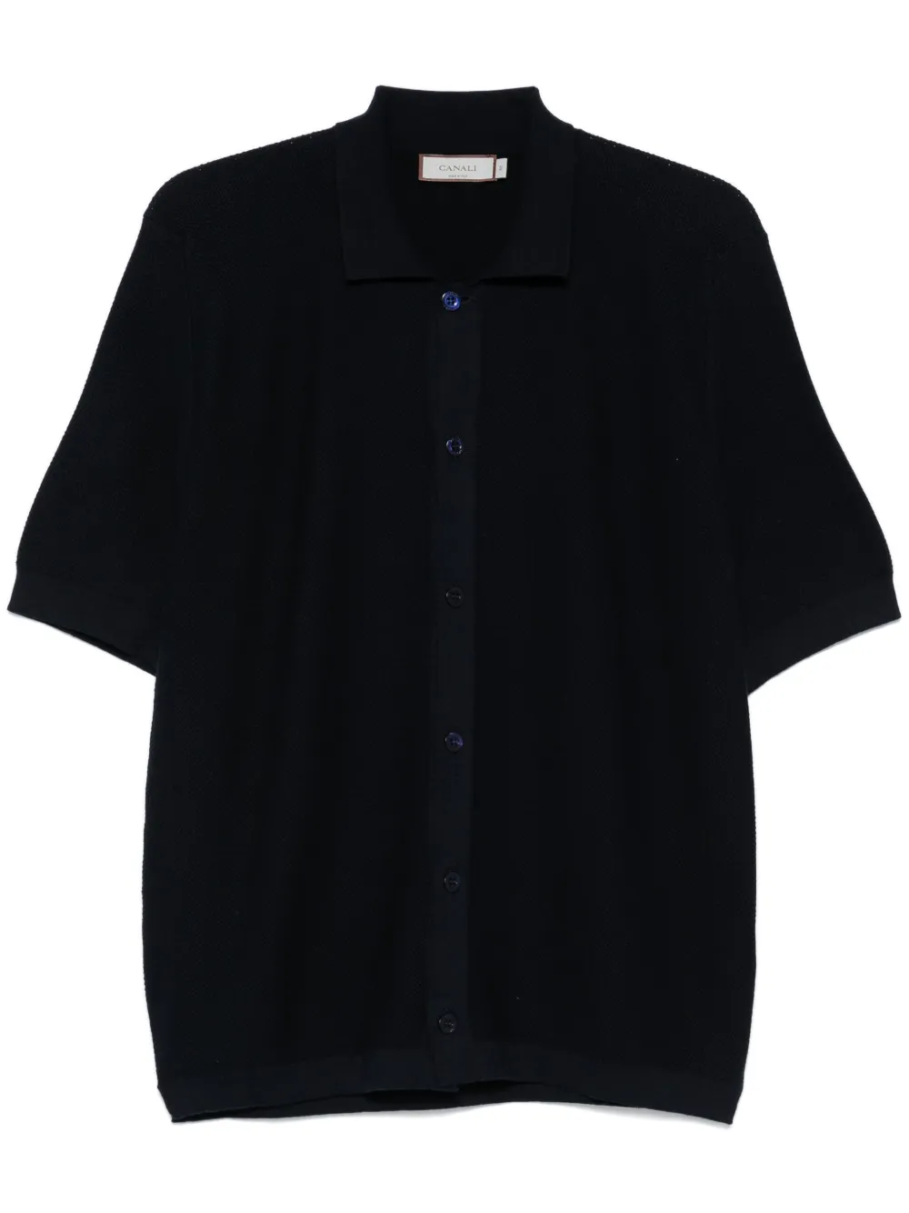 Canali Katoenen poloshirt Blauw