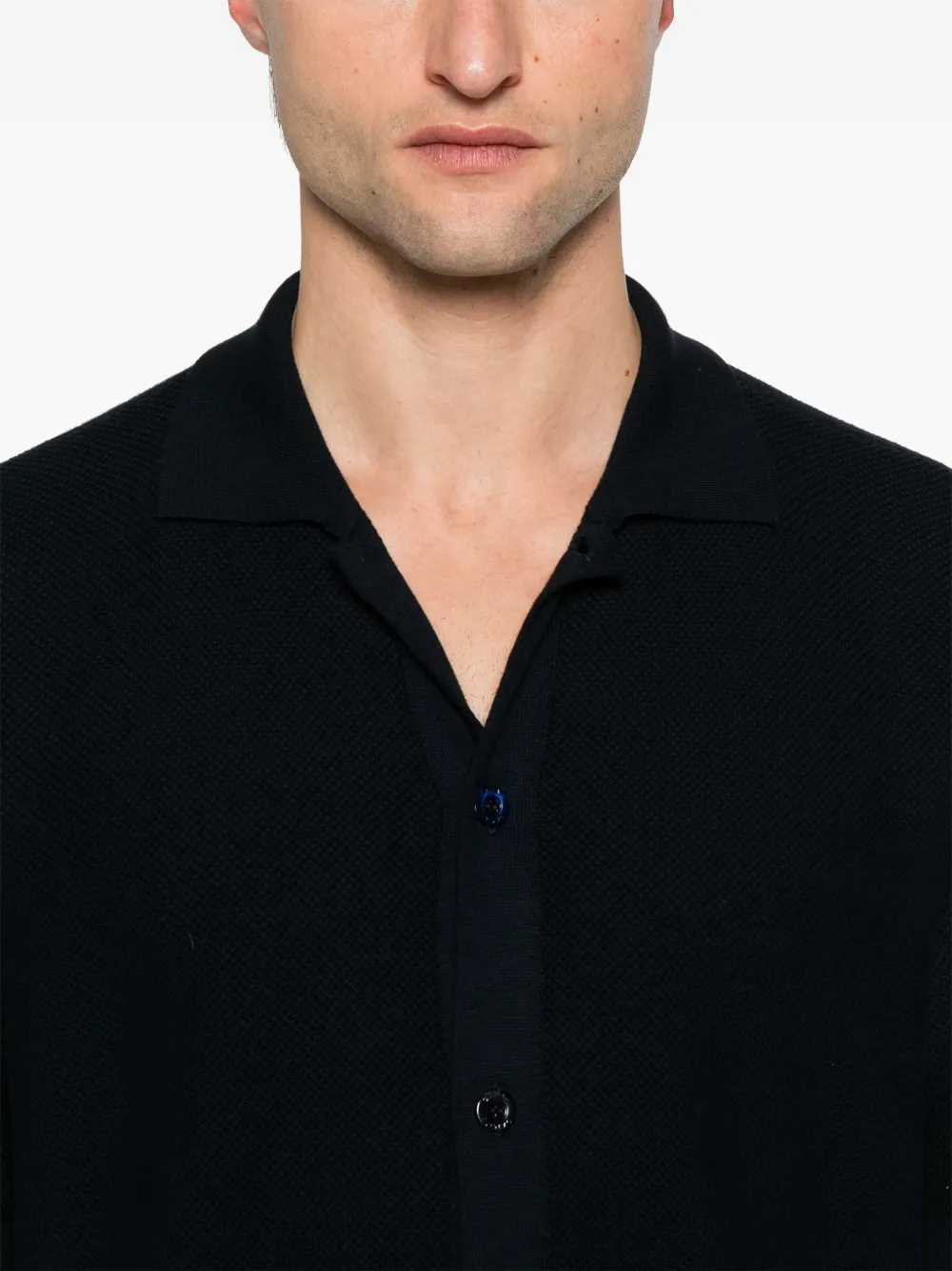 Canali Katoenen poloshirt Blauw